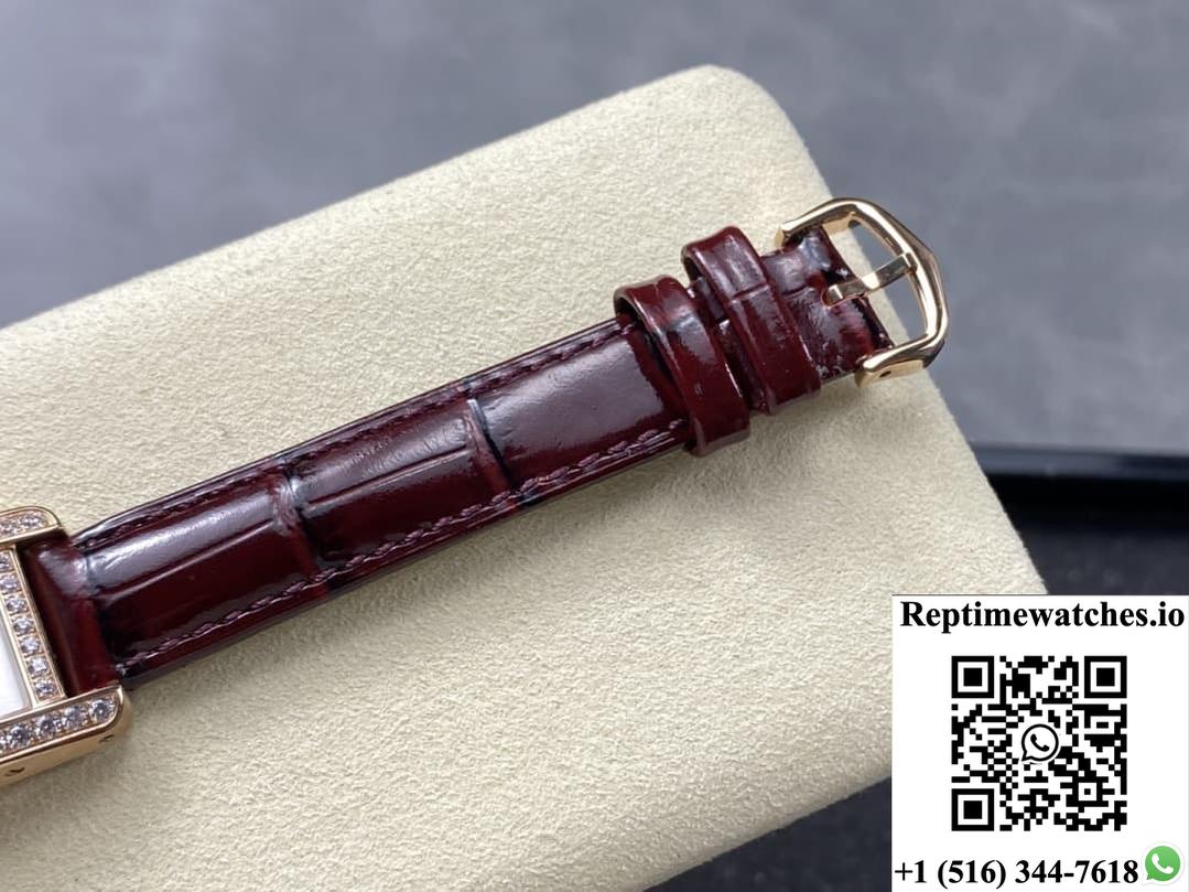 Cartier Tank WJTA0026 8848 Factory Diamond Bezel