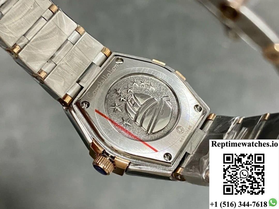 Omega Constellation 131.25.28.60.99.001 TW factory diamond bezel