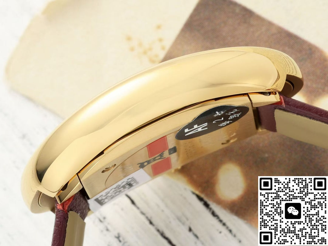 Cartier tub WGBA0032 AF factory cowhide strap