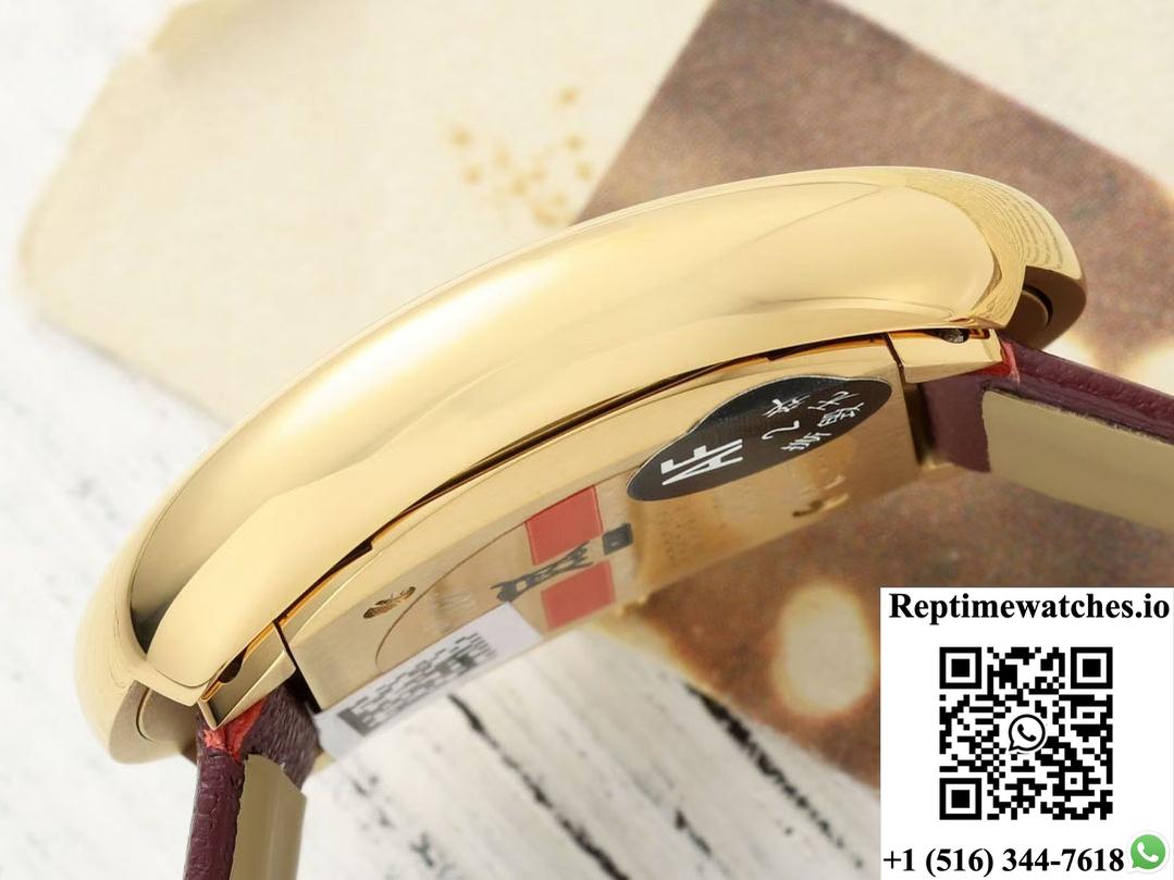 Cartier tub WGBA0032 AF factory cowhide strap