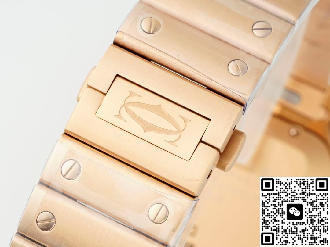 Cartier Santos WGSA0018 AF factory date display