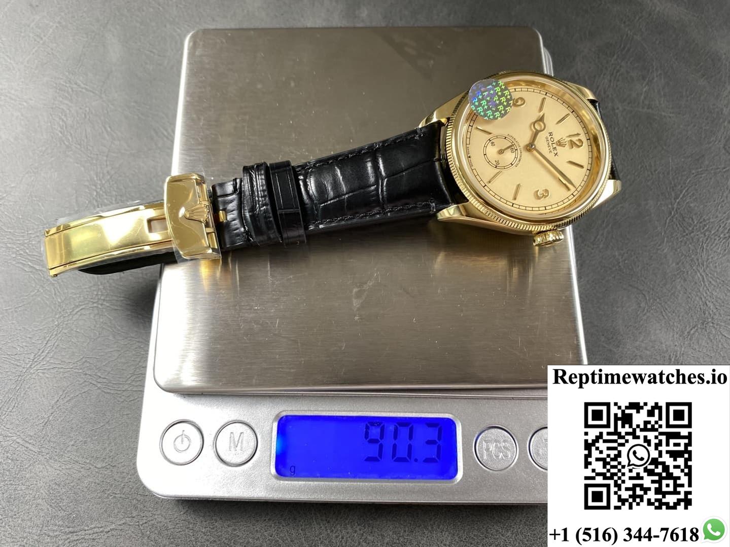 Rolex Perpetual 1908 m52508-0004 R+ factory leather strap