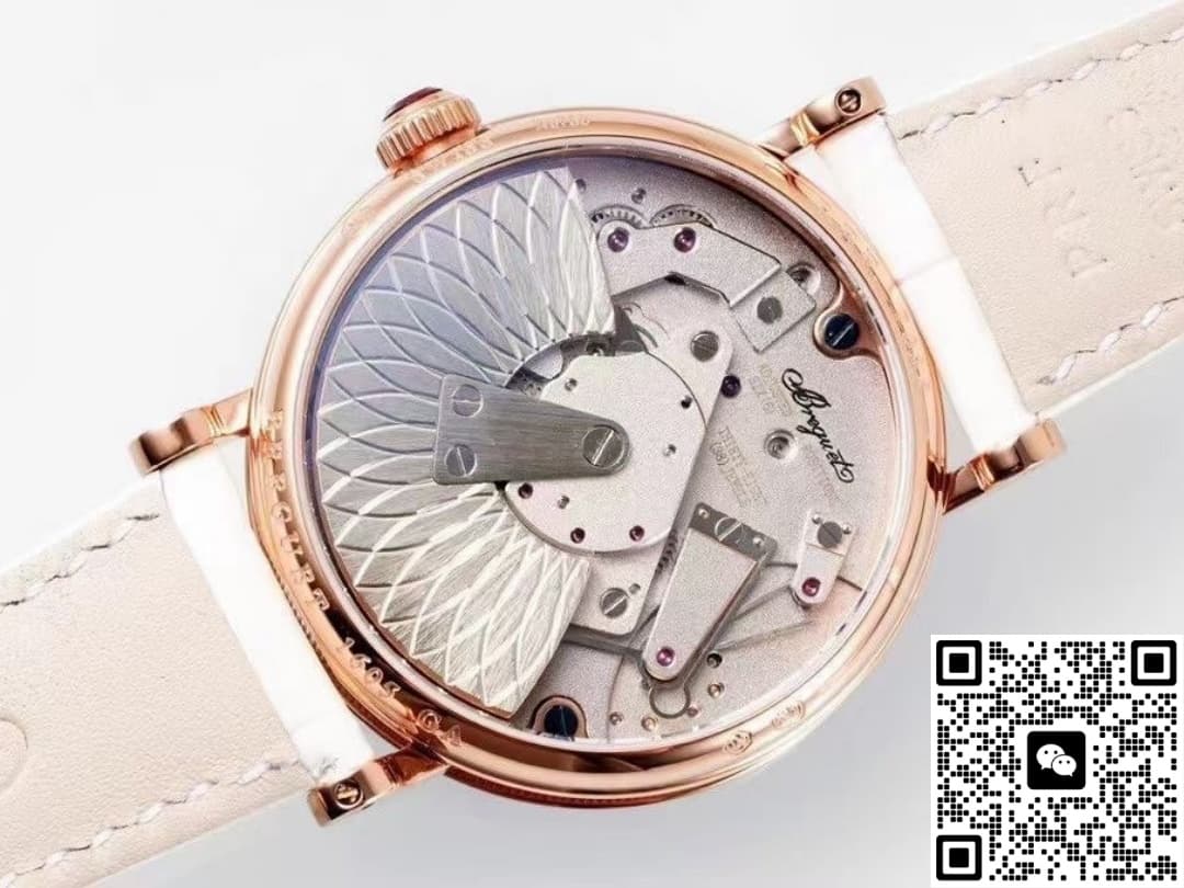 Breguet Heritage 7038BR-18-9V6-D00D ZF factory alligator leather strap