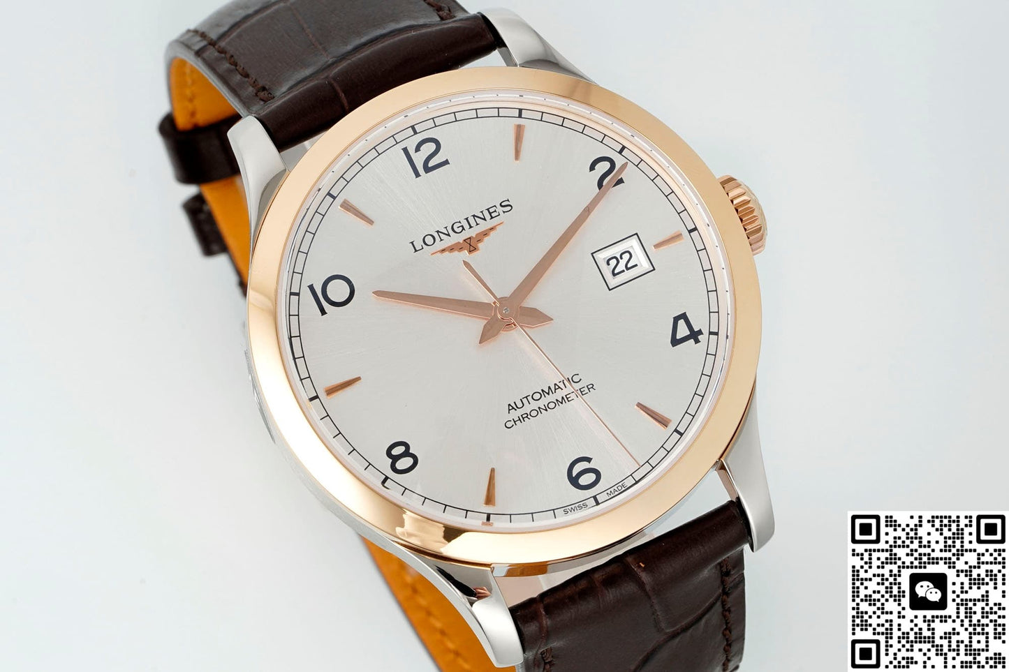 Longines Record Collection L2.821.5.76.2 AF Factory PVD Bezel