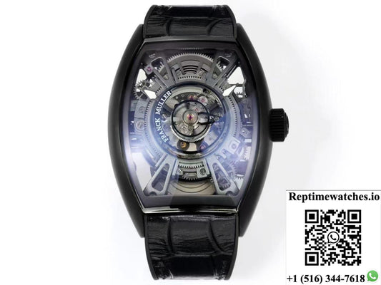 Franck Muller V45 NEW Factory Tourbillon Black Case