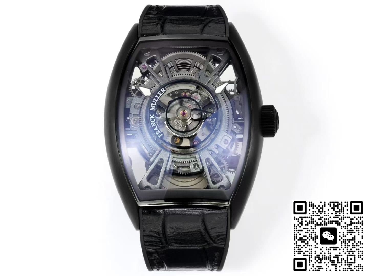 Franck Muller V45 NEW Factory Tourbillon Black Case
