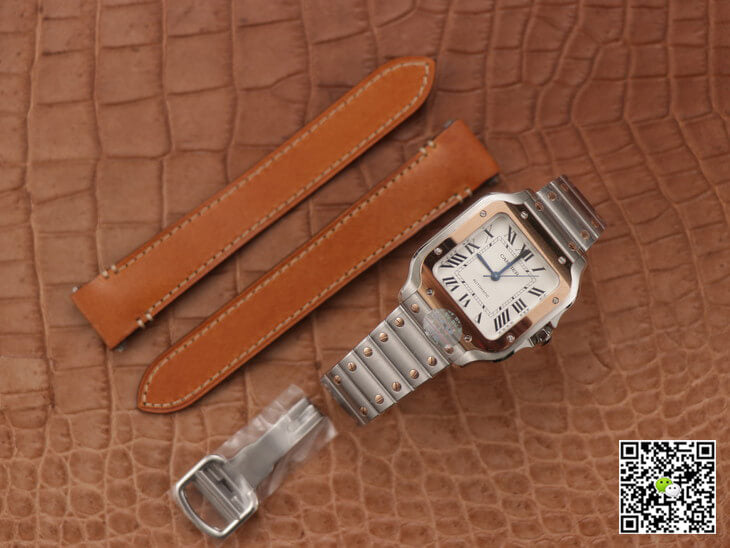 Cartier De Santos W2SA0007 BV Factory White Dial