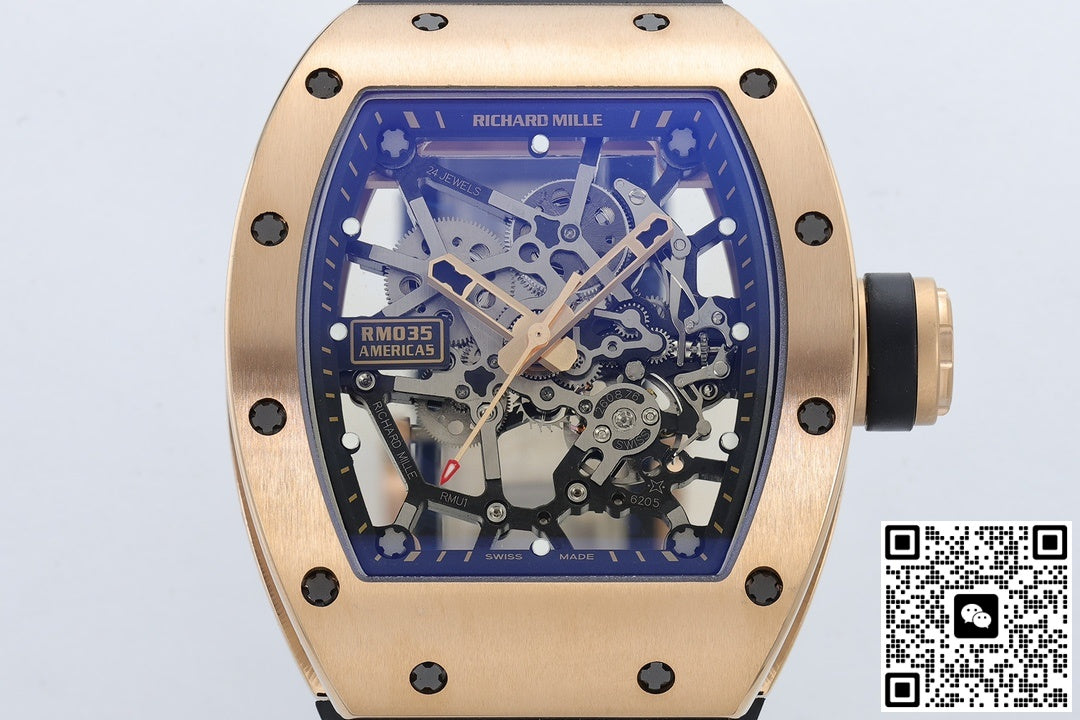 Richard Miller RM035 ZF factory rubber strap