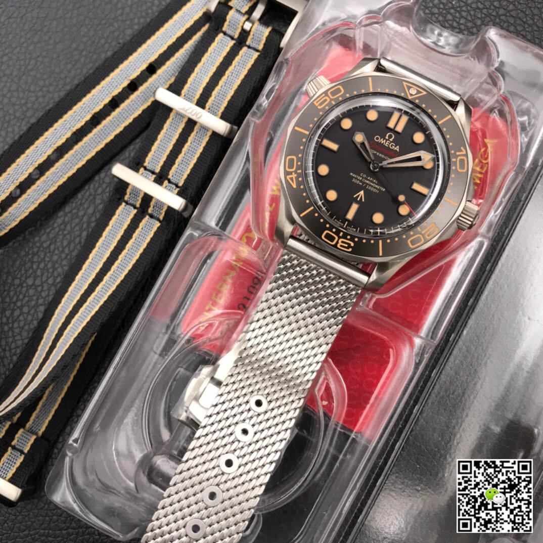 Omega Seamaster 210.90.42.20.01.001 James Bond 007 VS Factory Black Dial