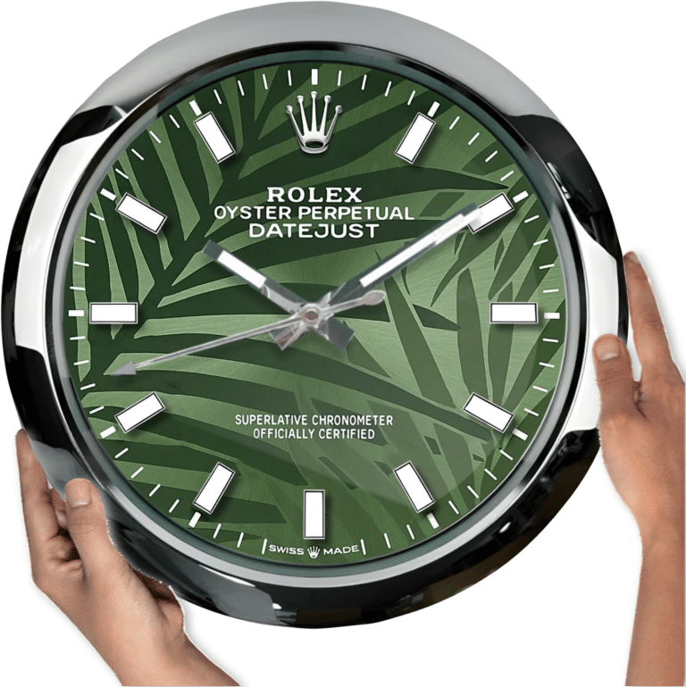 OYSTER PERPETUAL 126234 DELUXE METAL WALL CLOCK 35 CM