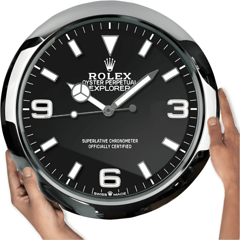 EXPLORER EDITION 35 CM DELUXE METAL WALL CLOCK