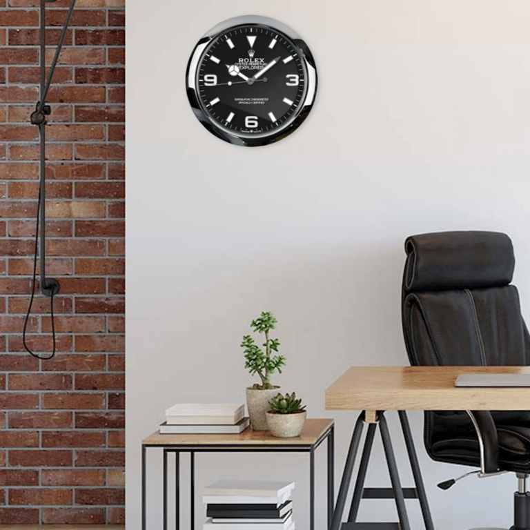 EXPLORER EDITION 35 CM DELUXE METAL WALL CLOCK