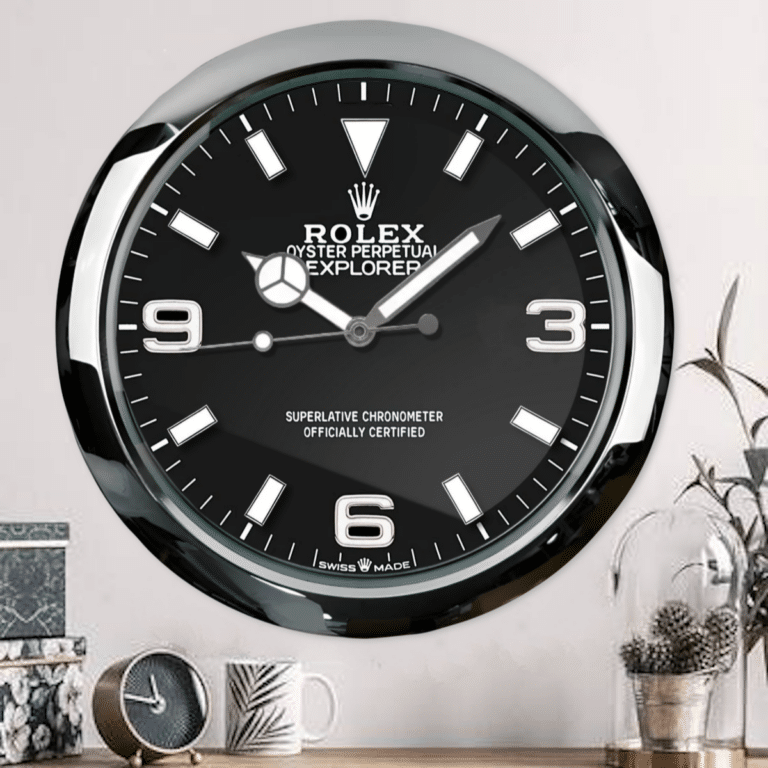 EXPLORER EDITION 35 CM DELUXE METAL WALL CLOCK