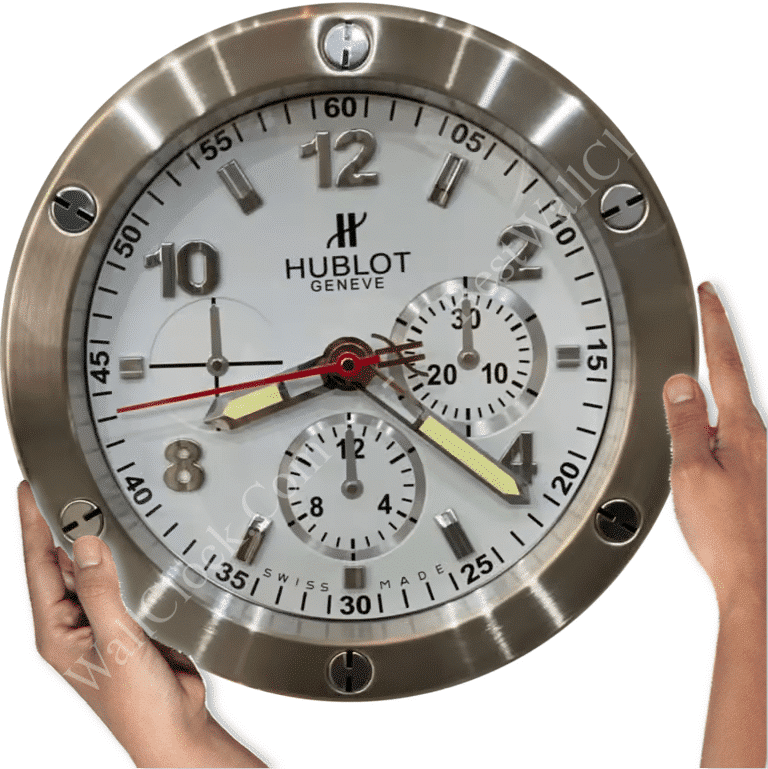 HUBLOT White/sliver Wall Clock
