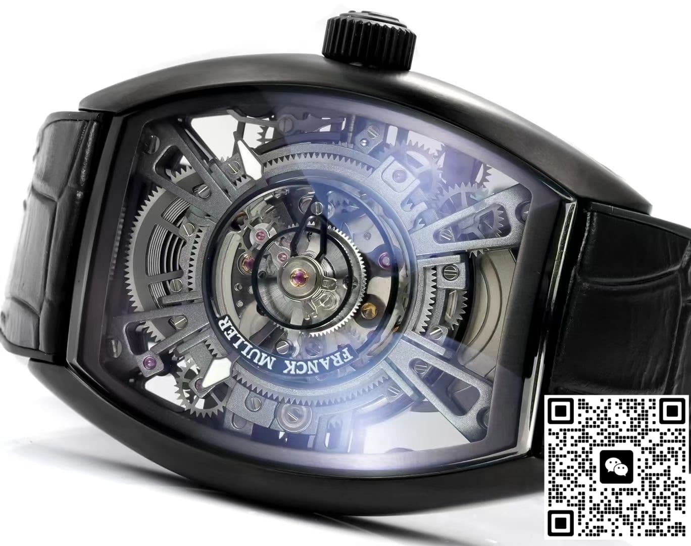 Franck Muller V45 NEW Factory Tourbillon Black Case