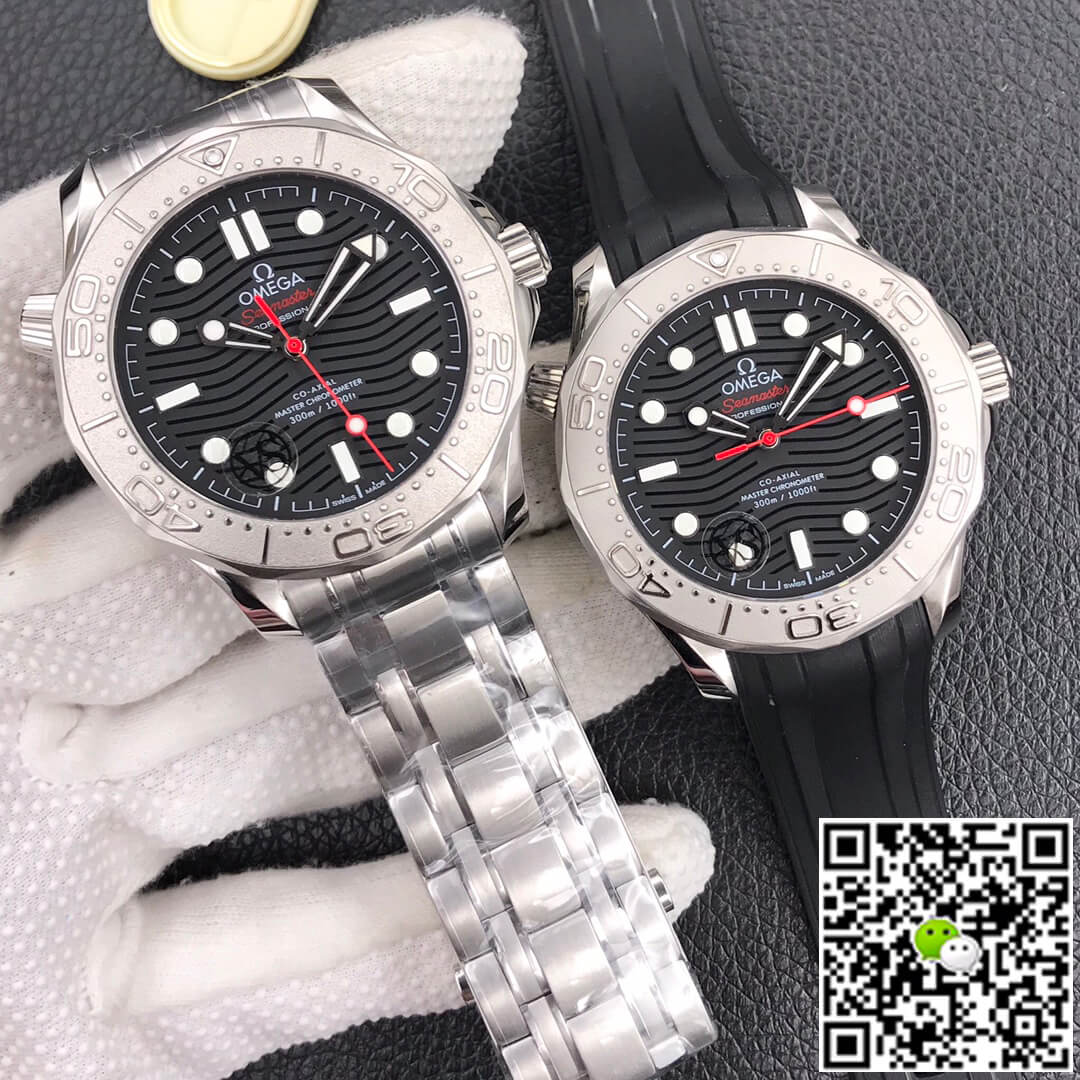 Omega Seamaster Diver 300M 210.32.42.20.01.002 VS Factory Rubber Strap