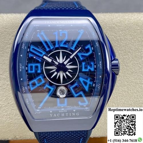 Franck Muller Men’S Collection V45 Sc Dt Yachting Og Abf Factory Date Display-Rep Time Watches