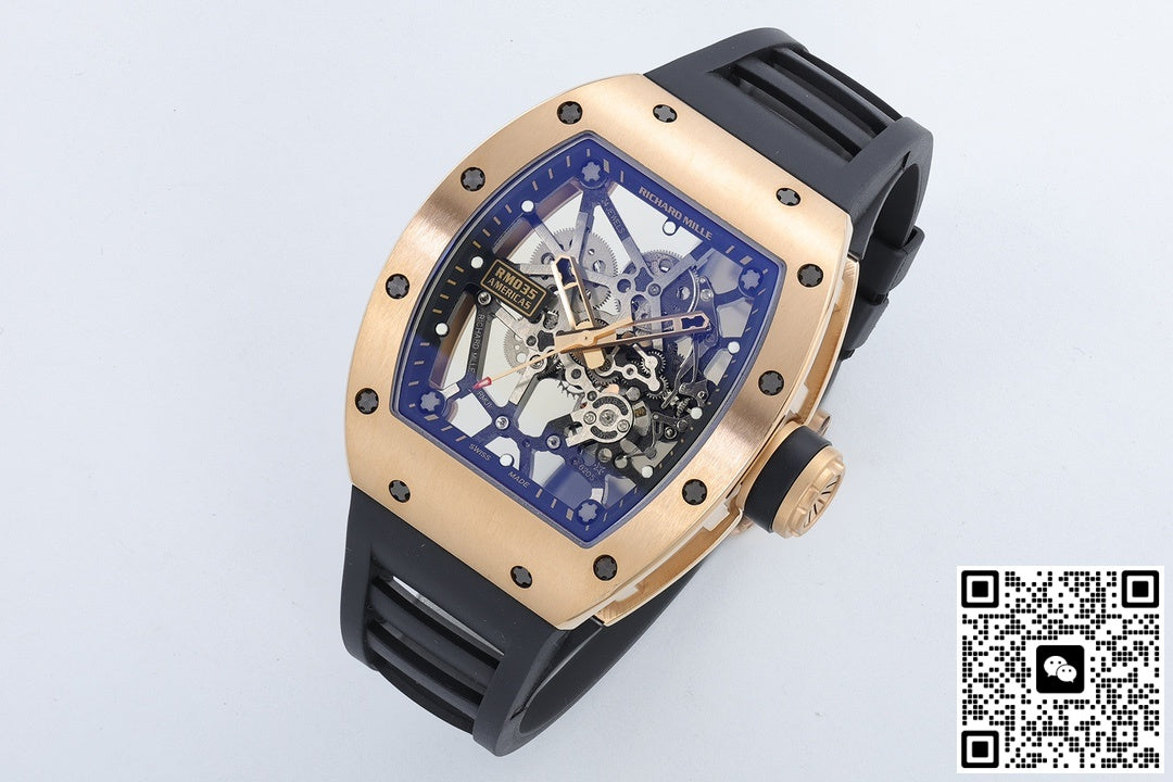 Richard Miller RM035 ZF factory rubber strap
