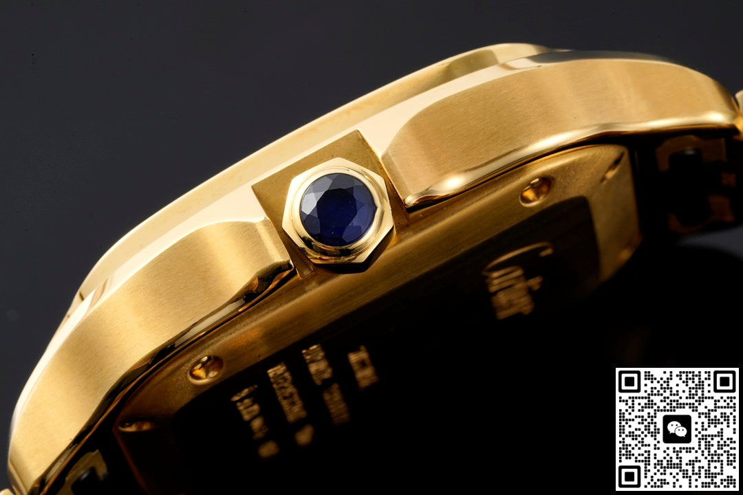 Cartier Santos WJSA0010 BV factory diamond bezel