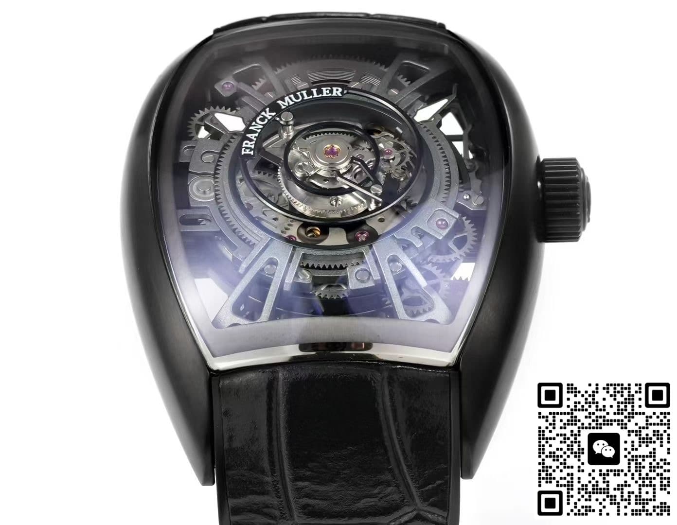 Franck Muller V45 NEW Factory Tourbillon Black Case