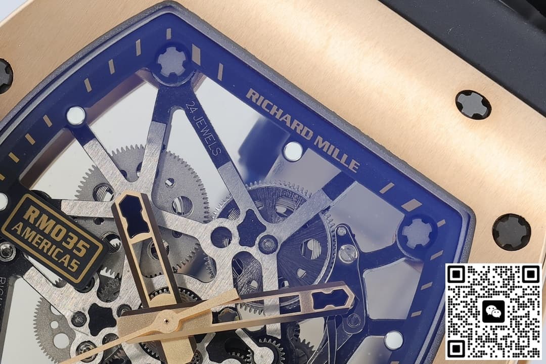 Richard Miller RM035 ZF factory rubber strap