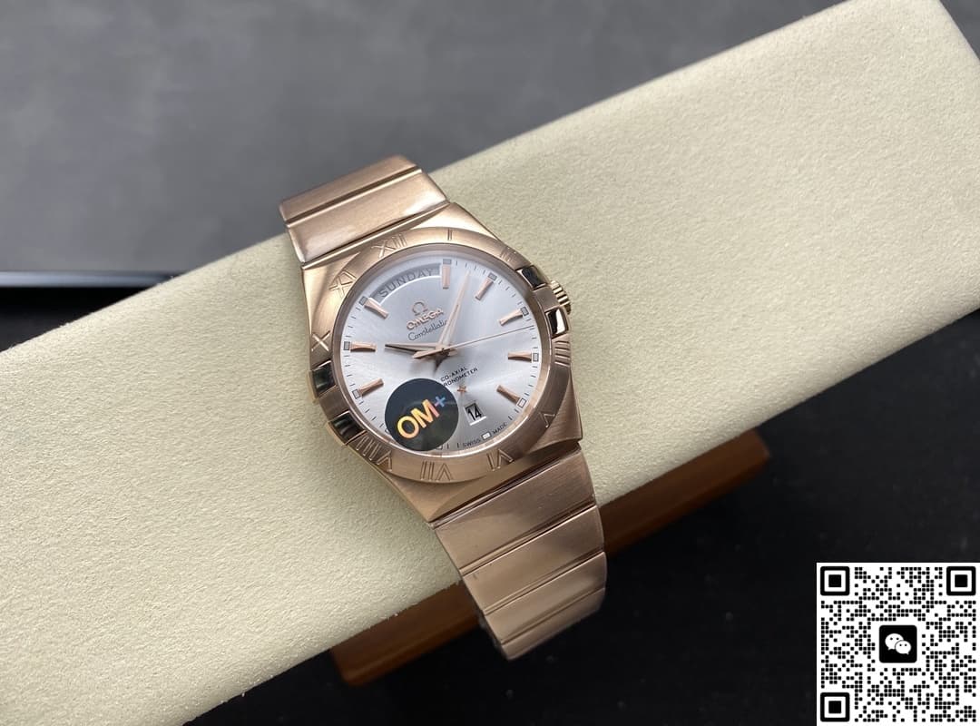 Omega Constellation 123.50.38.22.02.001 OM Factory Date Display
