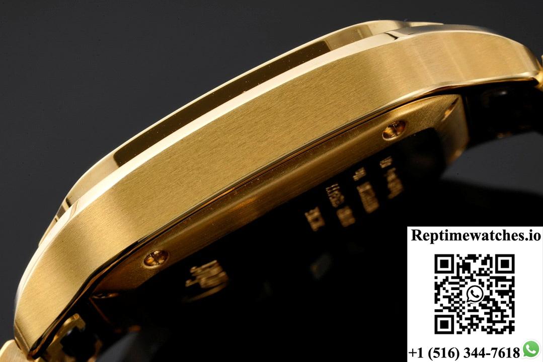 Cartier Santos WJSA0010 BV factory diamond bezel