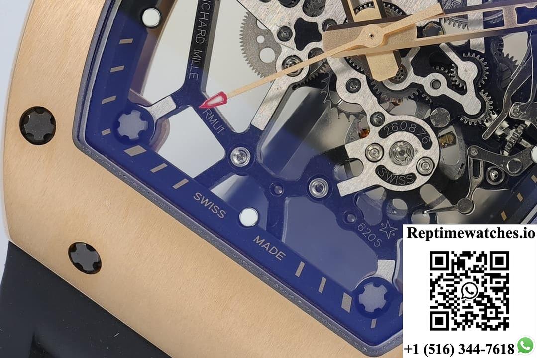 Richard Miller RM035 ZF factory rubber strap