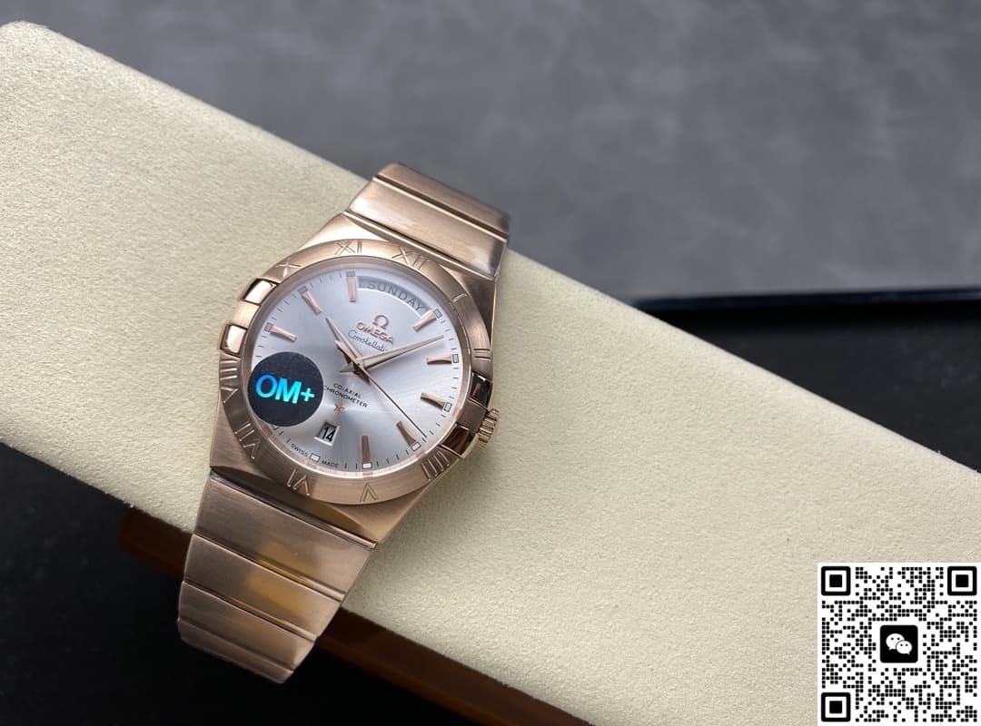 Omega Constellation 123.50.38.22.02.001 OM Factory Date Display