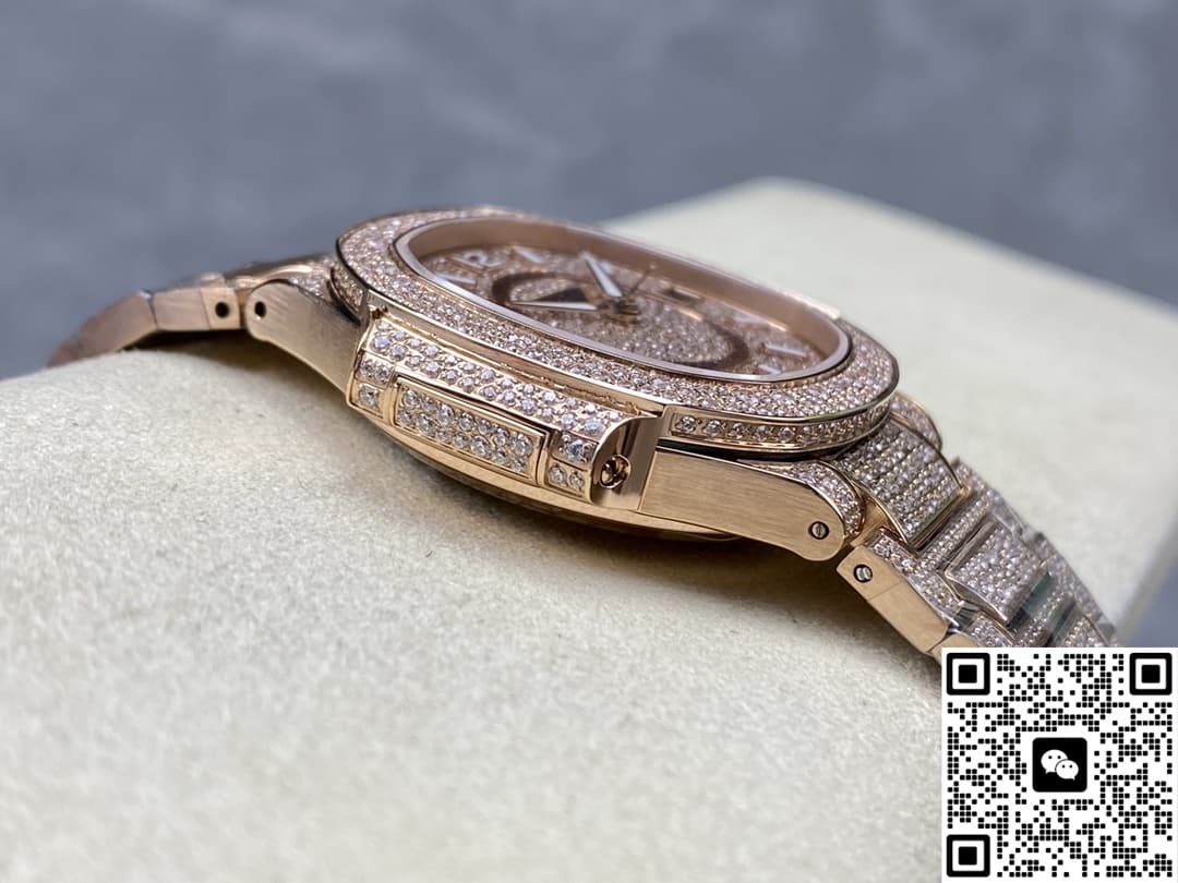 Patek Philippe Nautilus 7021-1R-001 GR Factory Full Diamond