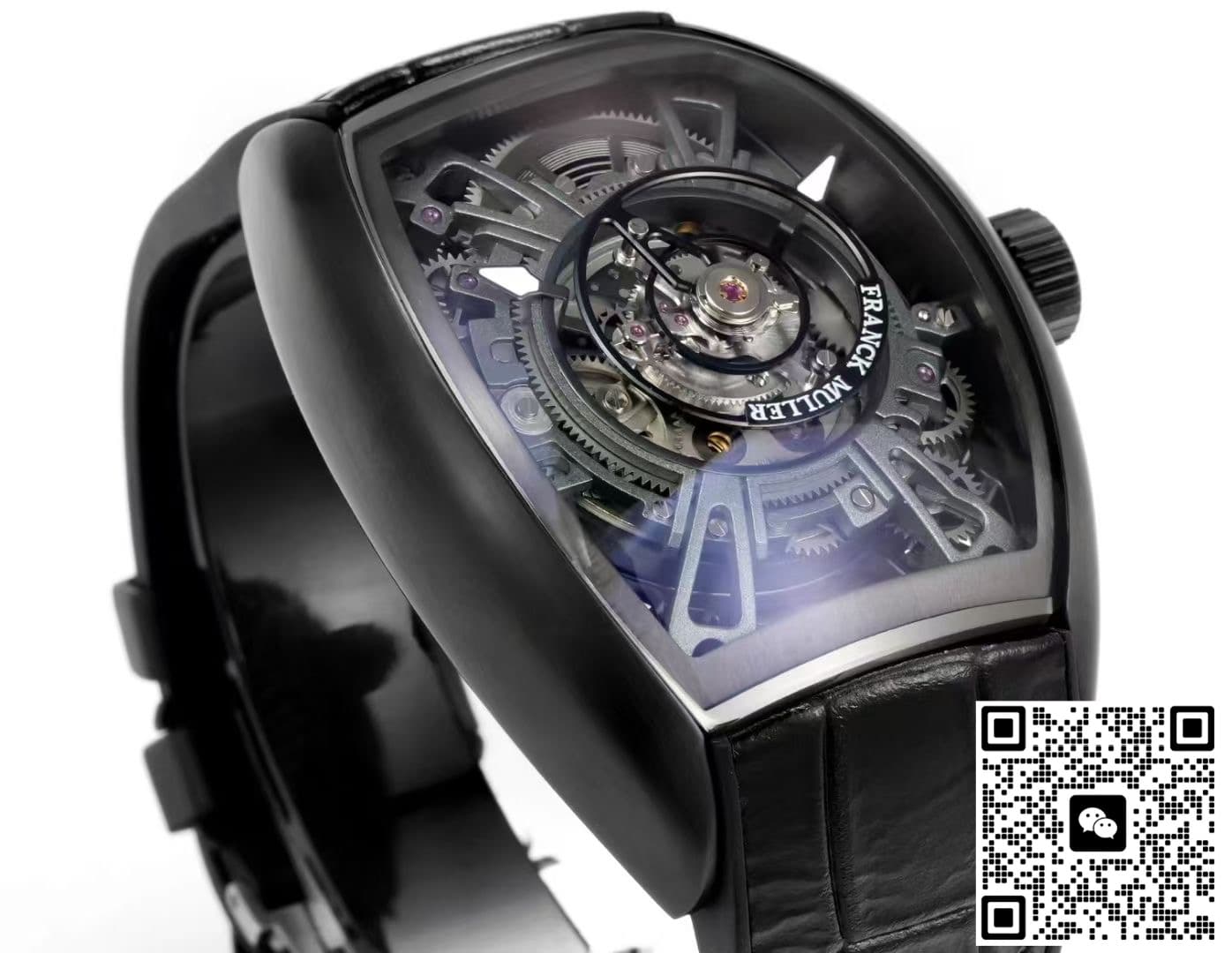 Franck Muller V45 NEW Factory Tourbillon Black Case
