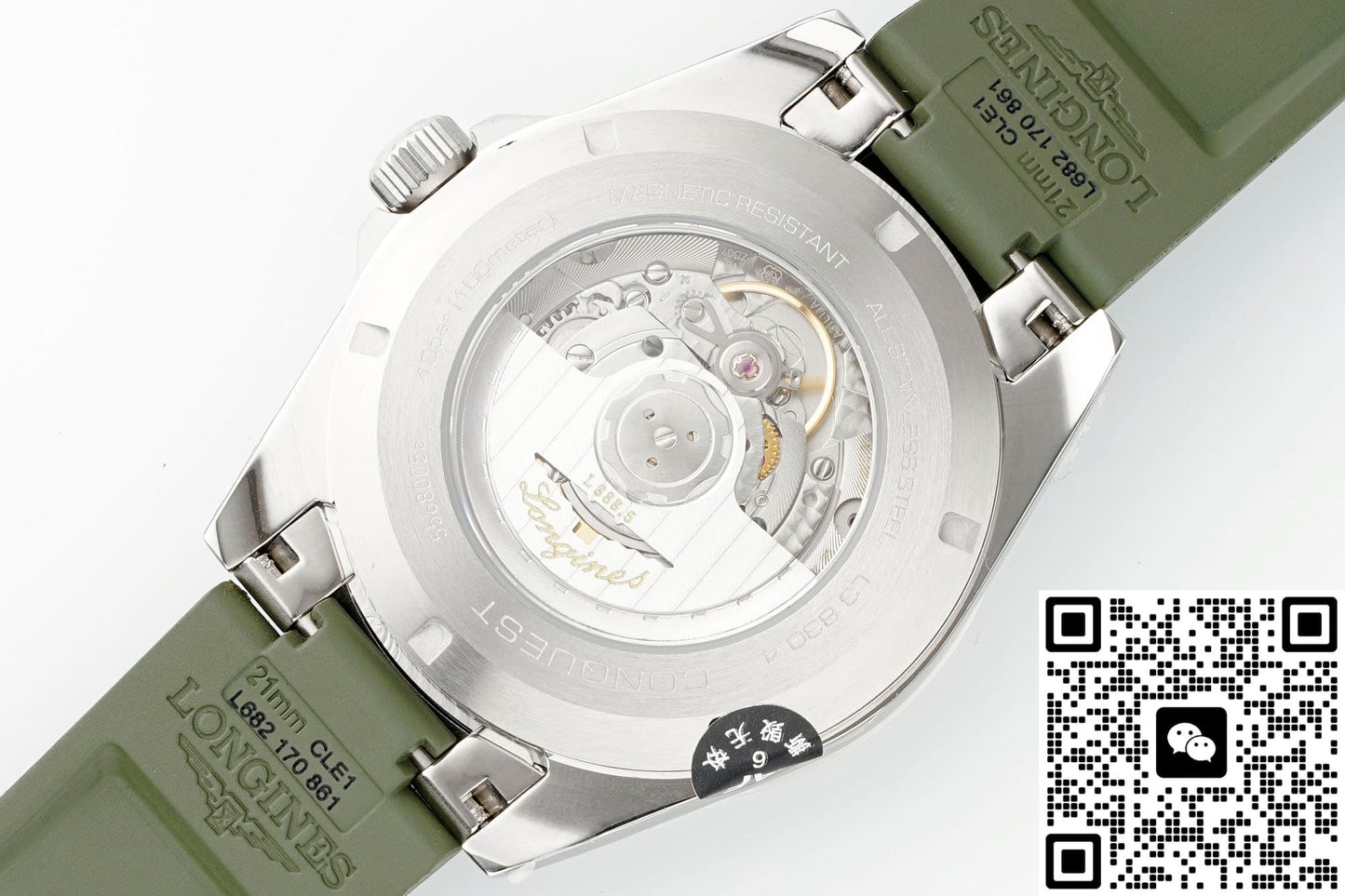 Longines Concas L3.830.4.02.9 AF Factory Sapphire Crystal