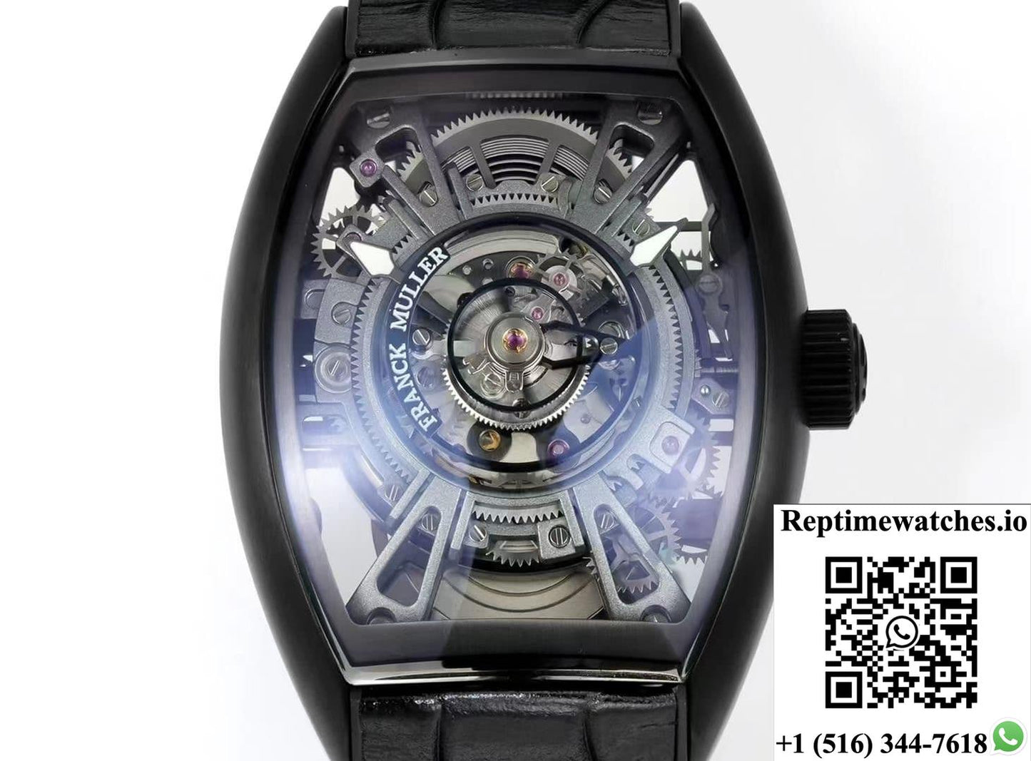 Franck Muller V45 NEW Factory Tourbillon Black Case