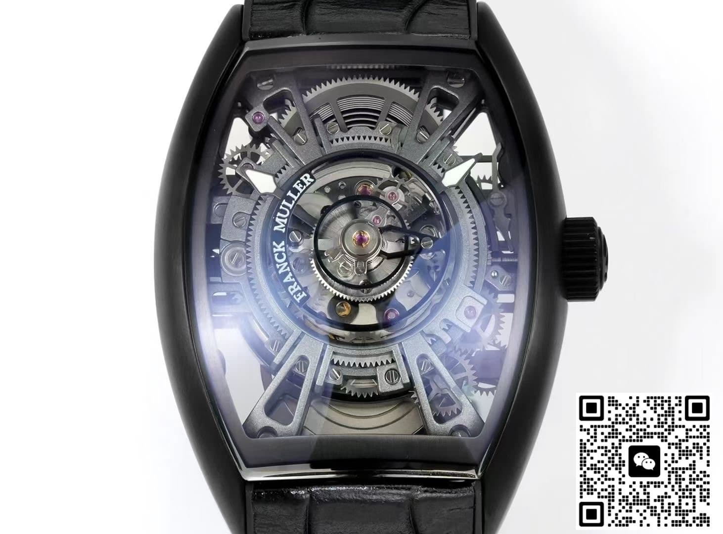 Franck Muller V45 NEW Factory Tourbillon Black Case
