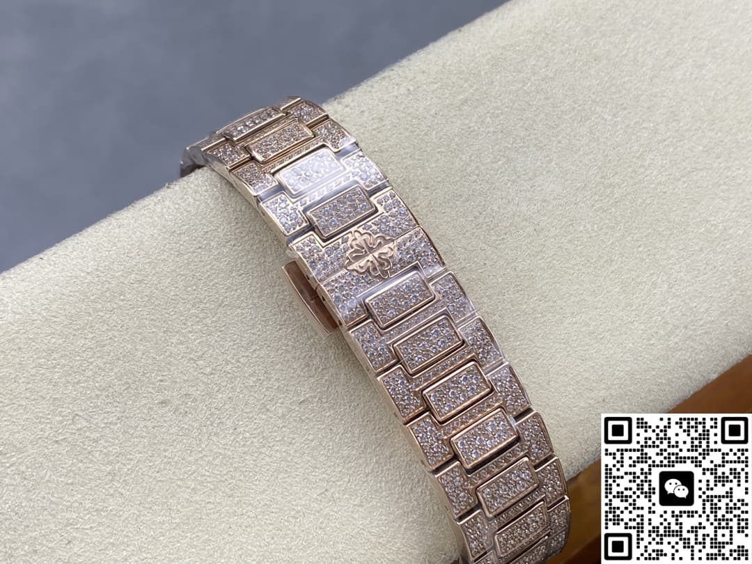 Patek Philippe Nautilus 7021-1R-001 GR Factory Full Diamond