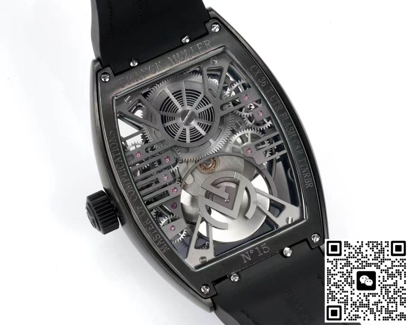 Franck Muller V45 NEW Factory Tourbillon Black Case