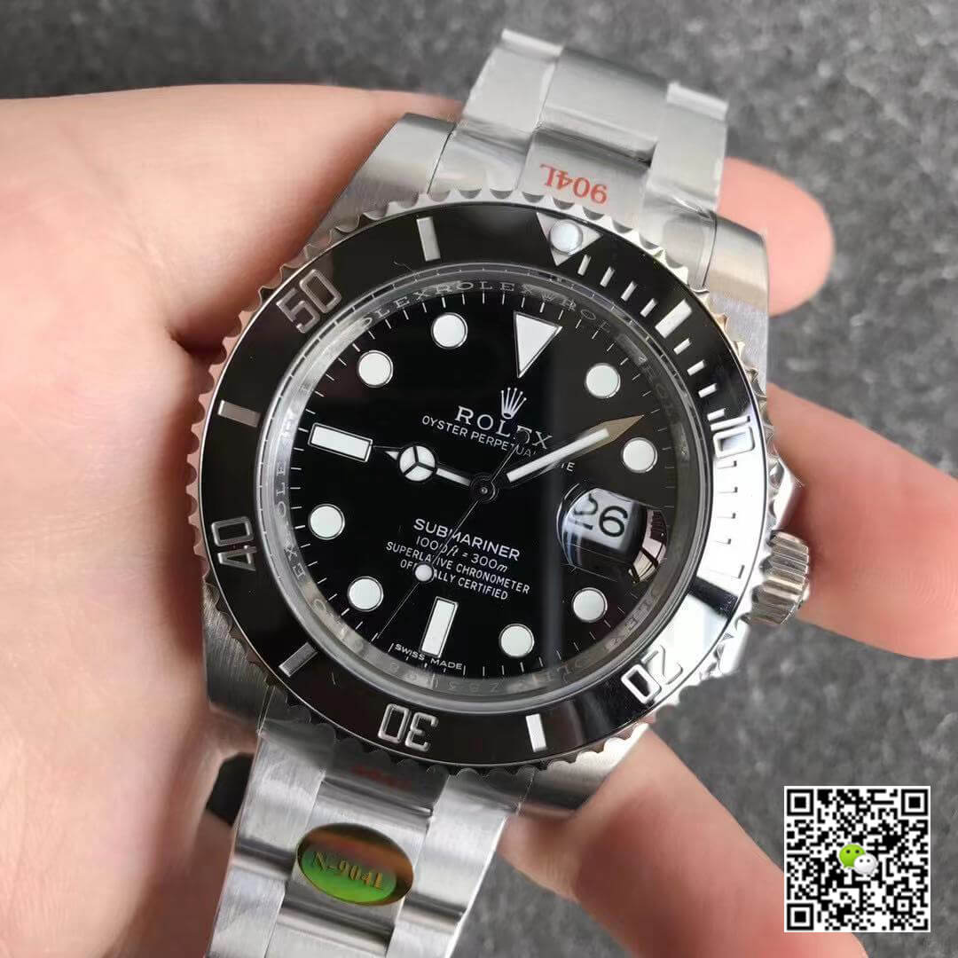 Rolex Submariner 116610LN Noob Factory V12 Black Dial