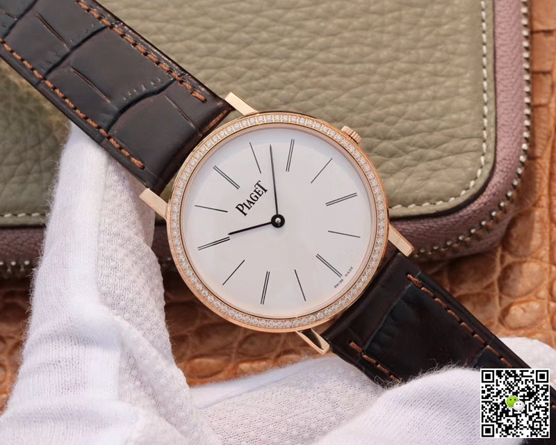Piaget Altiplano Mecanique P10584 G0A36125 MKS Factory Rose Gold Diamond Bezel