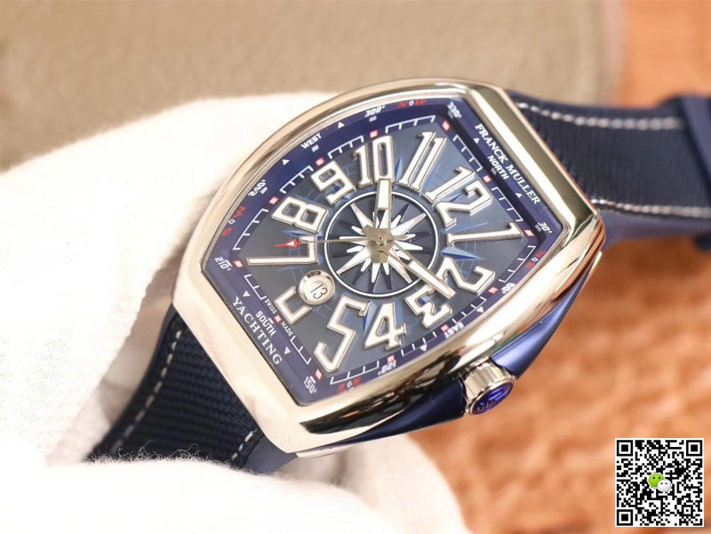 Franck Muller MEN’S Collection V45 SC DT AC BL Yachting ZF Factory Blue Dial