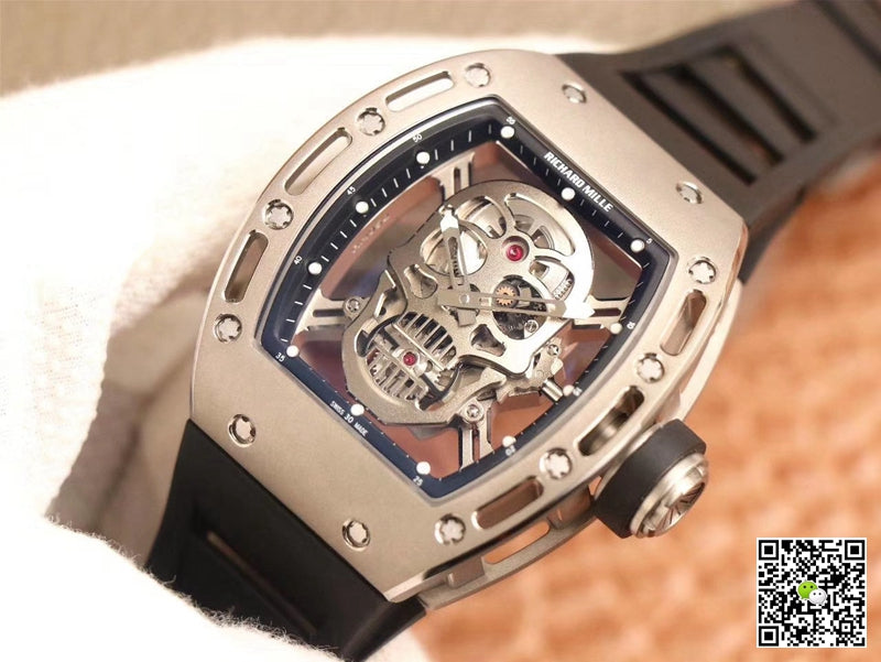 Richard Mille RM052 ZF Factory Silver Titanium Skull Dial