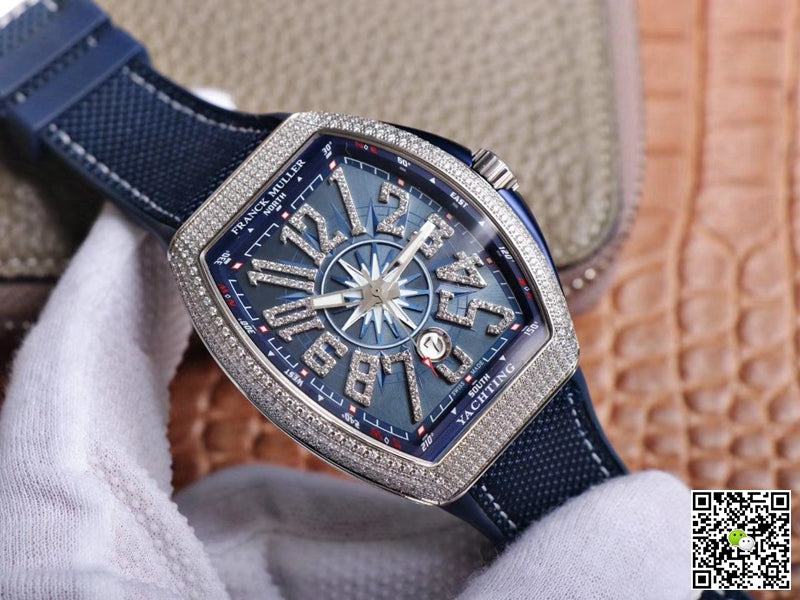 Franck Muller MEN’S Collection V45 SC DT Yachting ZF Factory Blue Dial