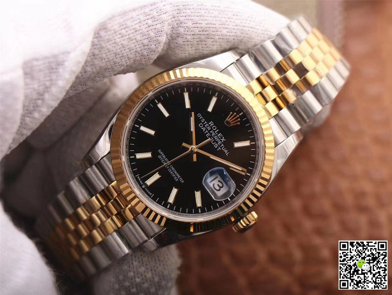 Rolex Datejust 126233 EW Factory Black Dial