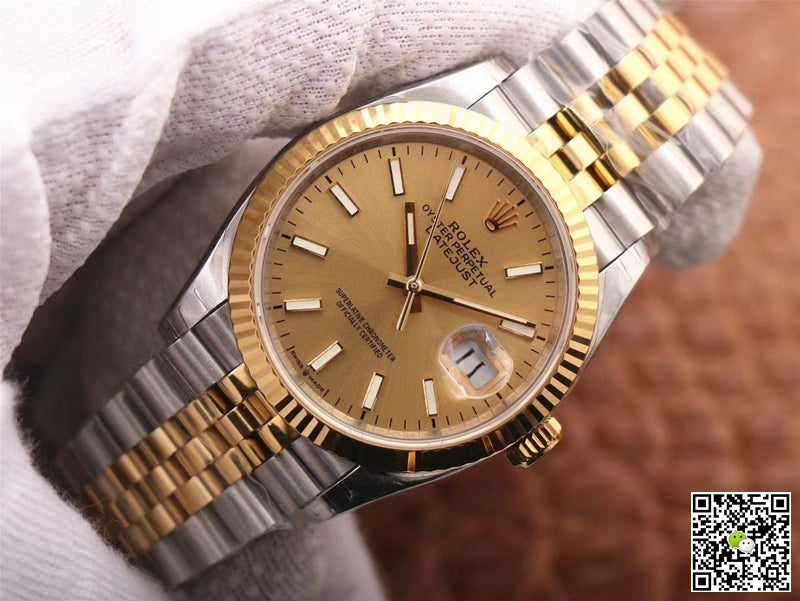 Rolex Datejust M126233-0015 EW Factory Champagne Dial