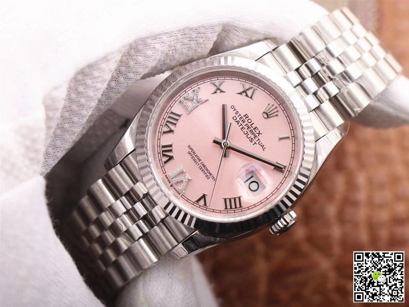Rolex Datejust M126234-0031 EW Factory Pink Dial