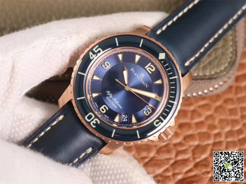 Blancpain Fifty Fathoms 5015-3603C-63B ZF Factory Blue Dial