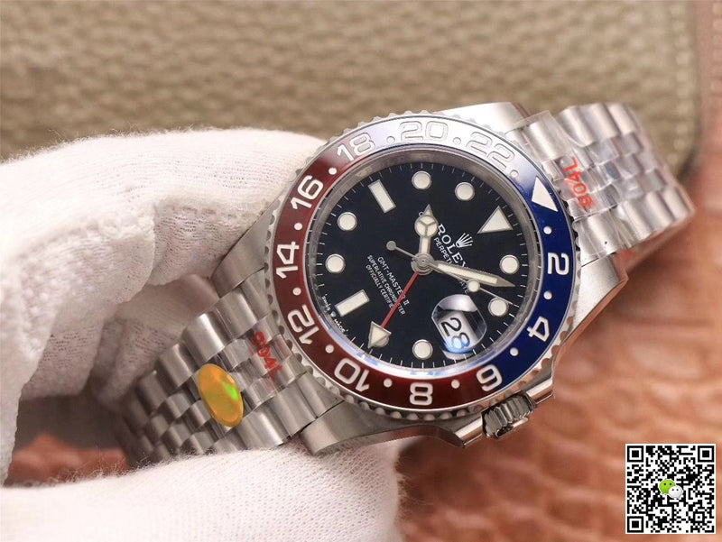 Rolex GMT Master II 126710BLRO-0001 Noob Factory Black Dial
