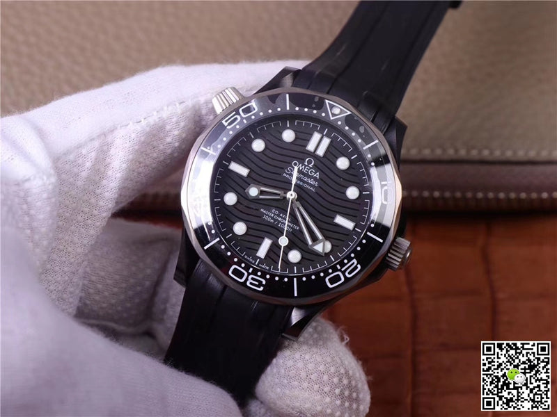 Omega Seamaster Diver 300M Black Ceramic 210.92.44.20.01.001 VS Factory Black Dial