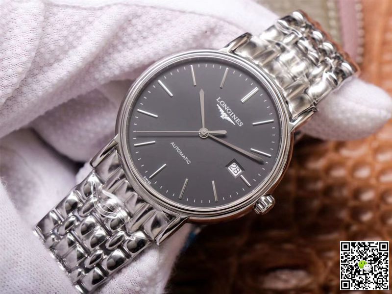 RM Factory Longines Presence L4.921.4.52.6 Stainless Steel Black Dial