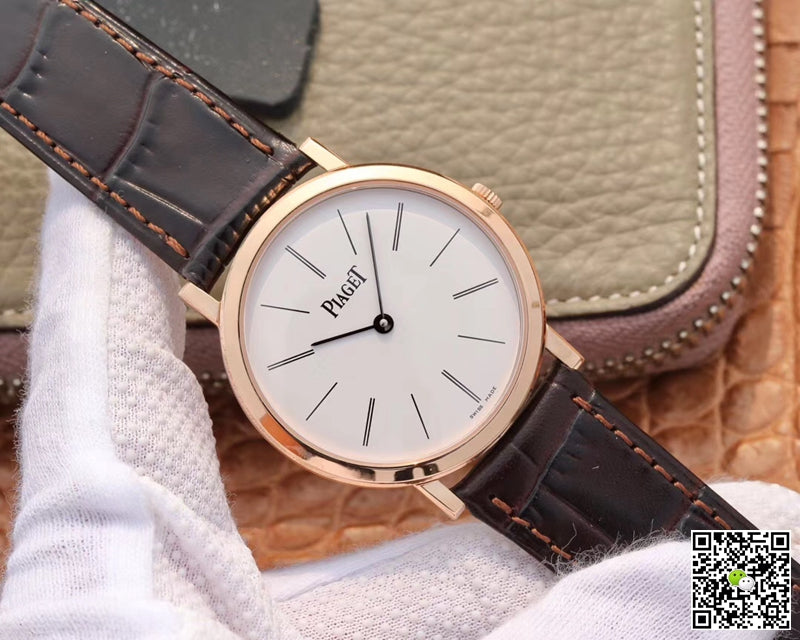 Piaget Altiplano Mecanique P10584 G0A31114 MKS Factory Rose Gold White Dial