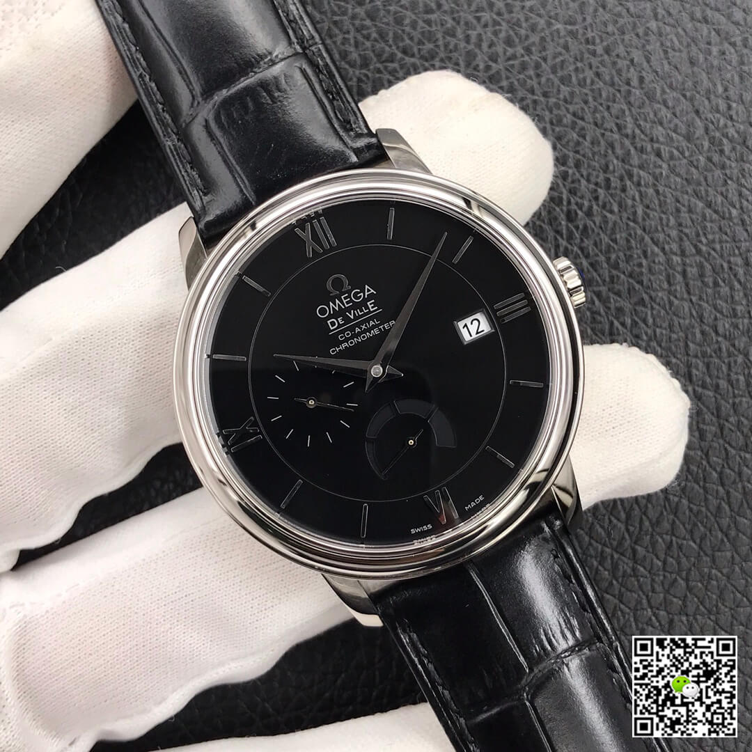 Omega De Ville 424.13.40.21.01.001 ZF Factory Black Dial